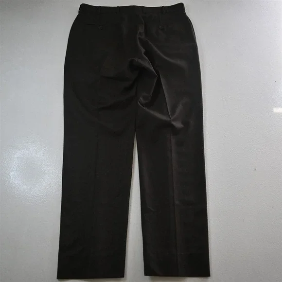 Brooks Brothers 34x32 Brown 100% Wool Soft Flannel 1818 Fitzgerald Mens Pants